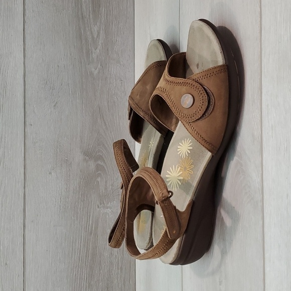 Dansko Women Iris Nubuck Comfort Leather Ankle Strap Sandals shoes sz 42/11.5-12 - Picture 2 of 14